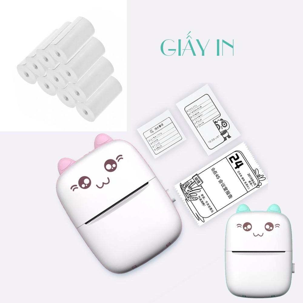 Giấy in nhiệt dành cho dòng máy Mini Printer con mèo