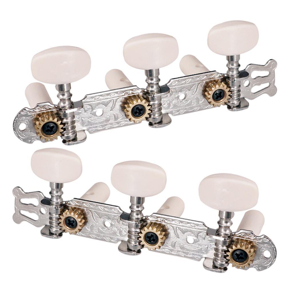 2pcs Classical Guitar Tuners Tuning Pegs Keys Machine Heads
