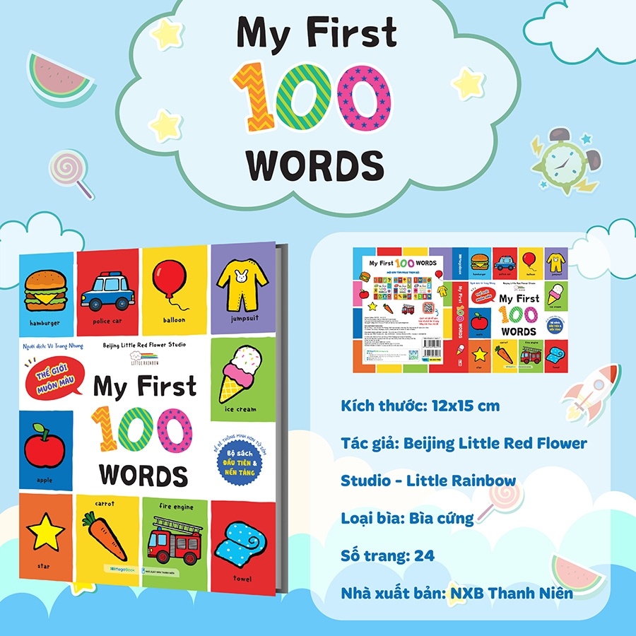 My First 100 Words - Sách Từ Vựng Đầu Đời Cho Bé