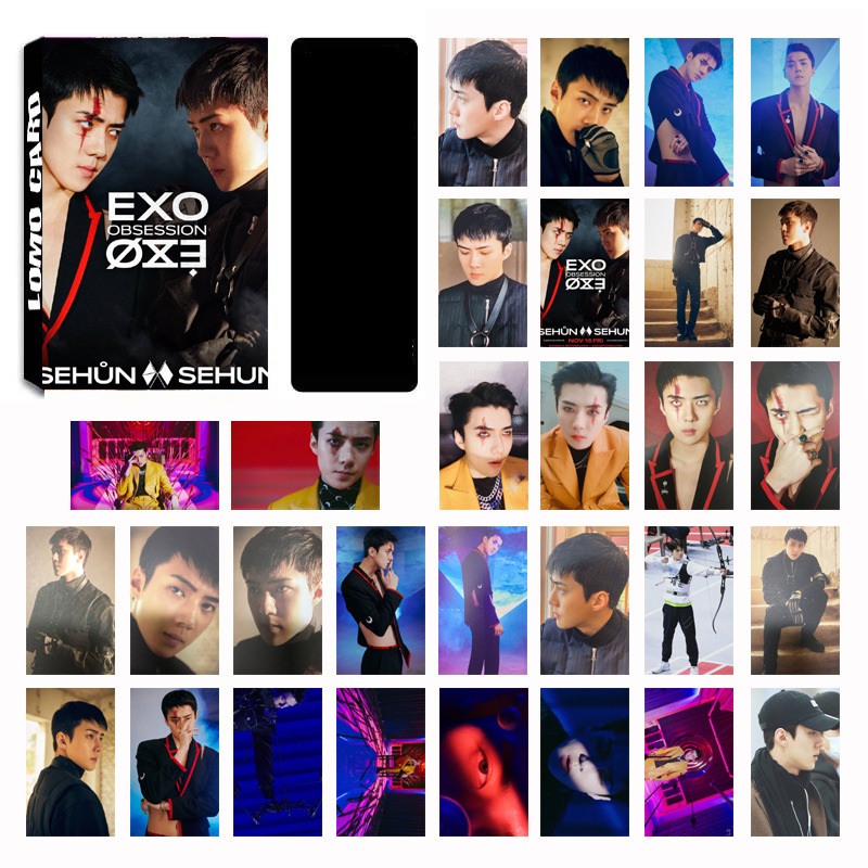 Lomo card SEHUN EXO 30 thẻ ảnh