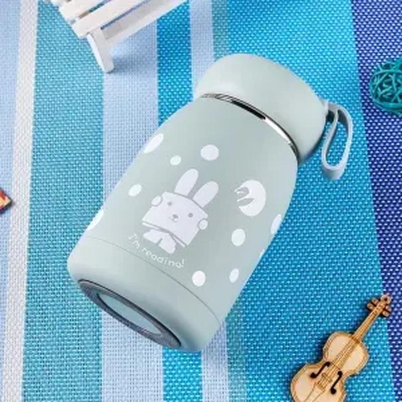 Đồng Hồ Nam Dây Thép Không Gỉ Cách Nhiệt Cốc Nước Di Động Cốc Trẻ Em Cup Nữ Sinh Viên Hàn Quốc Dễ Thương Đơn Giản Ấm Siêu Tốc Giữ Nhiệt Bình Sữa Nước