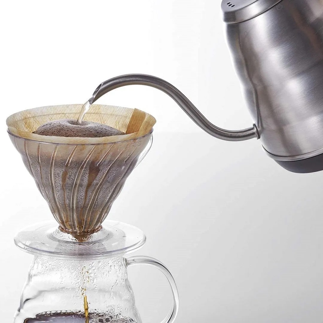 Ấm Điện Đun Nước Kiểm Soát Nhiệt Độ Hario V60 Power Kettle Bouno N 800ml - Hàng nhập khẩu