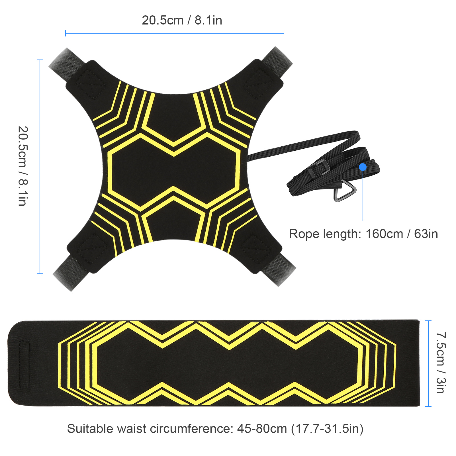 Đai huấn luyện bóng đá có thể điều chỉnh