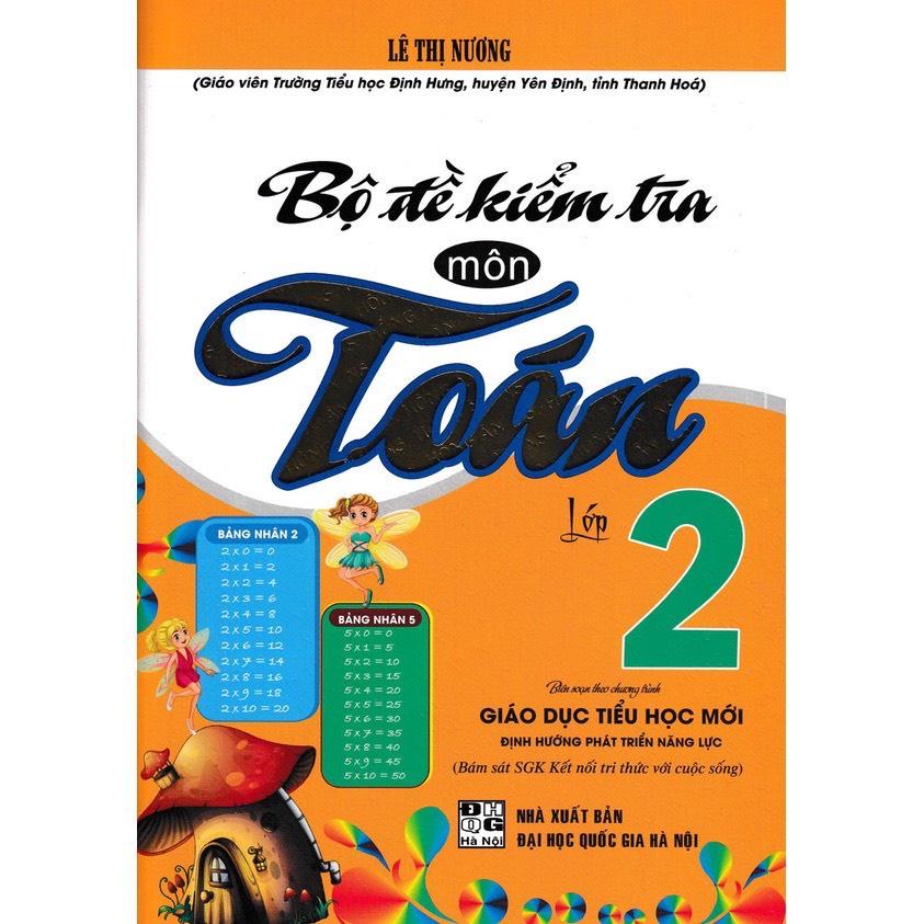 Sách Bộ đề kiểm tra môn Toán lớp 2