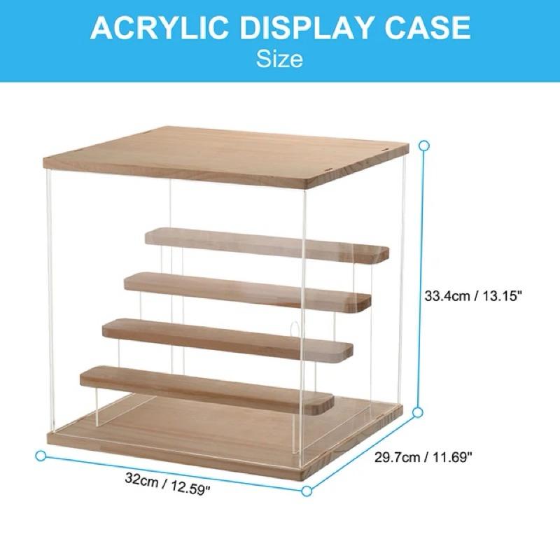 Hộp mica kèm kệ trưng bày sản phẩm