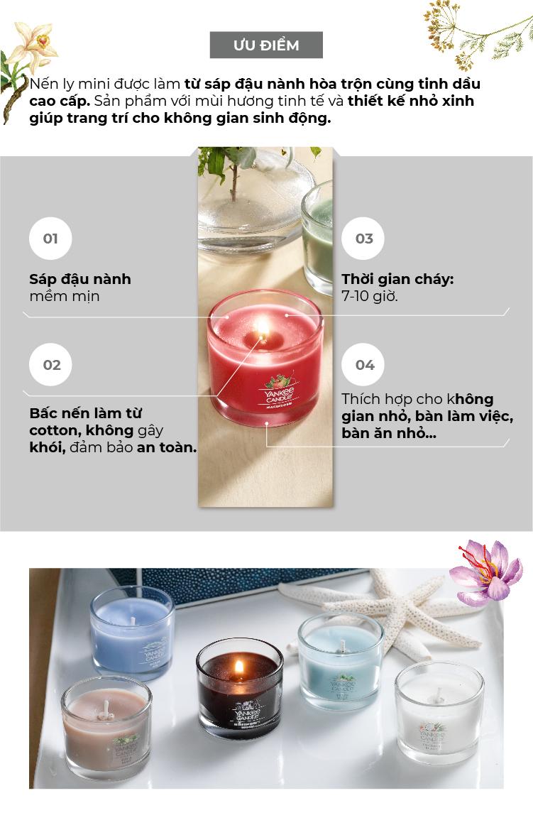 Nến ly mini Yankee Candle (37g) - Sun &amp; Sand