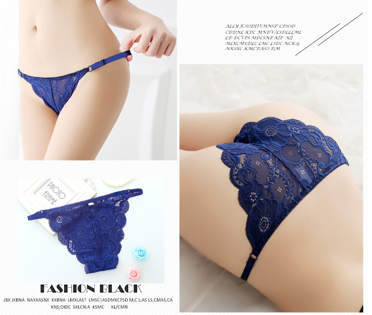 Combo 2 quần lót ren nữ sexy cạp thấp, dây hông mảnh đầy gợi cảm  LYEQ051