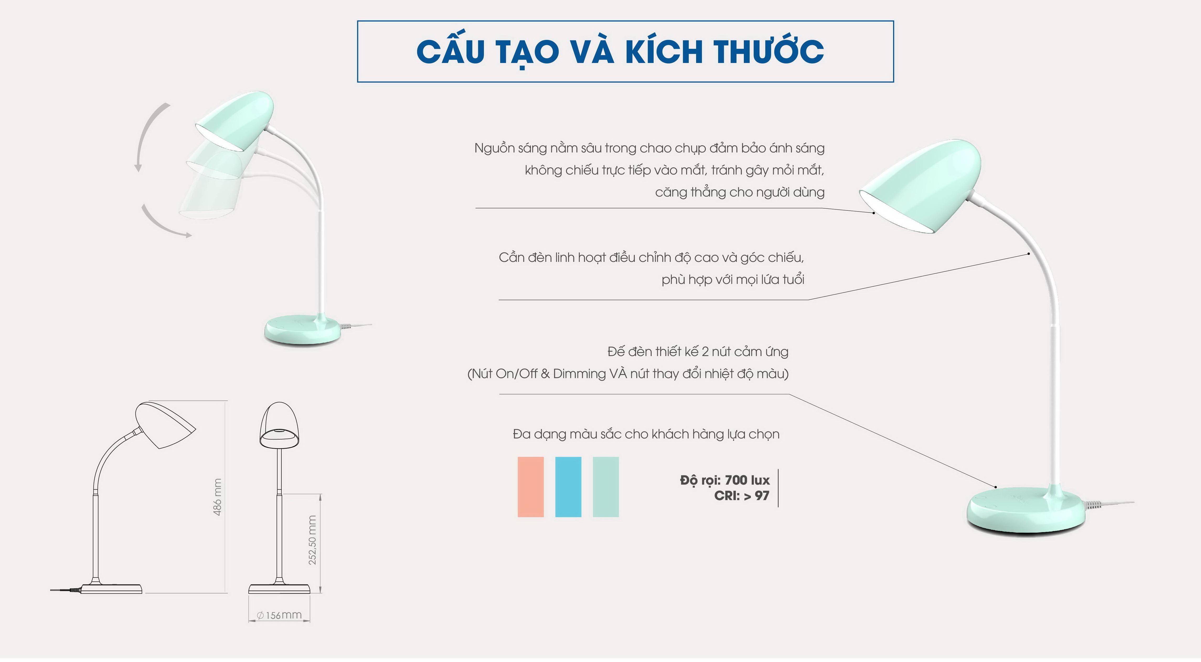 cầu tạo đèn bàn 38 plus