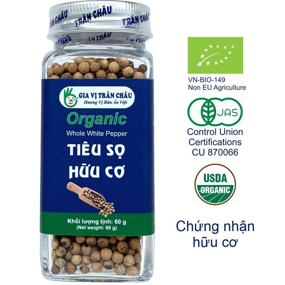 Tiêu sọ hữu cơ Trân Châu 60g