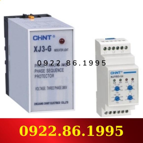 HàngNeW Rơ le bảo vệ pha ChinT XJ3-G, XJ3-D, NJYB3-8, NJYB3-11 mới