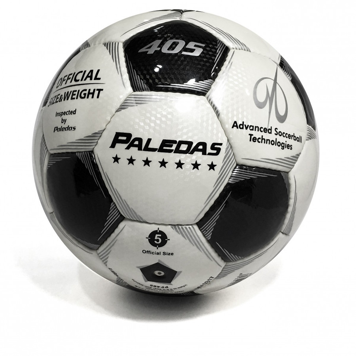 Quả bóng đá Paledas 2.21 khâu tay Size 5 cao cấp - tặng kèm kim và lưới đựng bóng