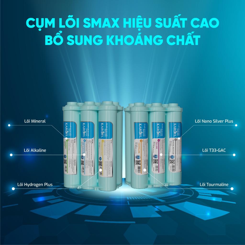 Máy lọc nước RO Mỹ 10 lõi Karofi KAQ-D58 Aiotec RO - Lắp đặt miễn phí toàn quốc - Bảo hành 36 tháng - Hàng Chính Hãng