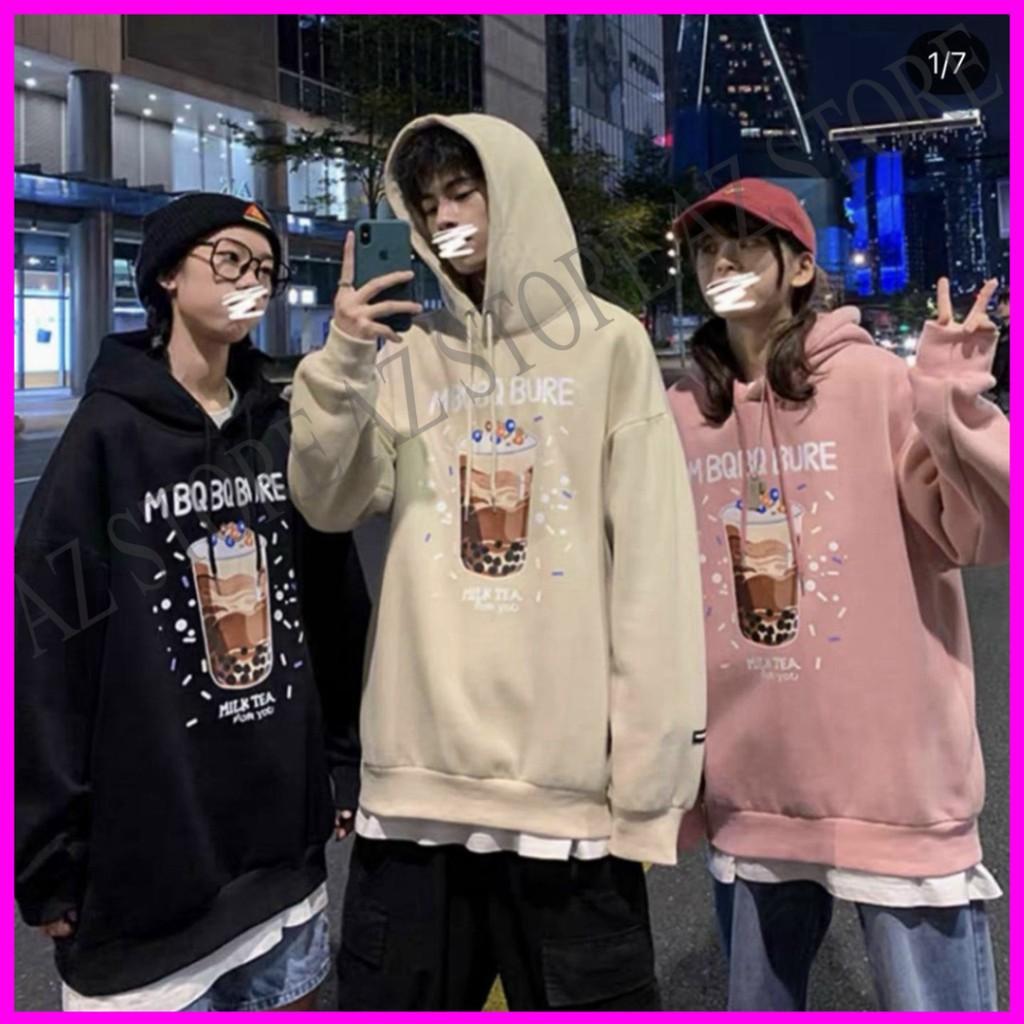 Áo Hoodie Nỉ - Áo Khoác Nỉ Nam Nữ Unisex MILKTEA 3 Màu