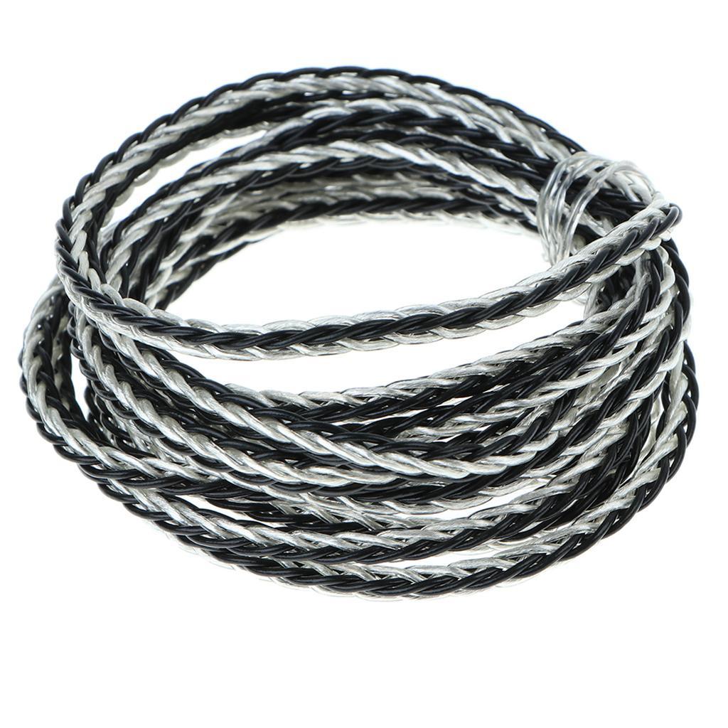2pcs 7N Copper OCC Upgrade Cable DIY HiFi woven twist wire for Headphones