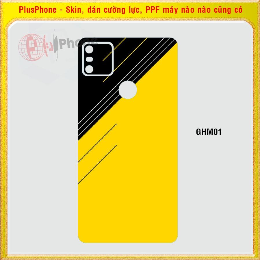Dán Skin mặt sau cho Bphone 3, 3 Pro, Bphone B86, B86s mẫu Thom Browne, matrix camo