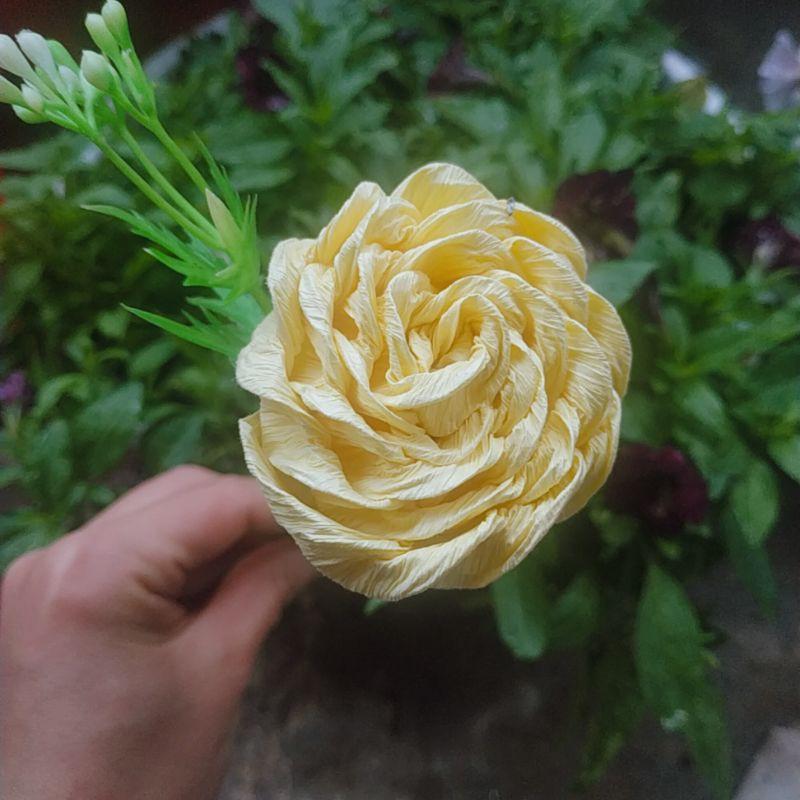 Hoa Hồng bằng Giấy nhún