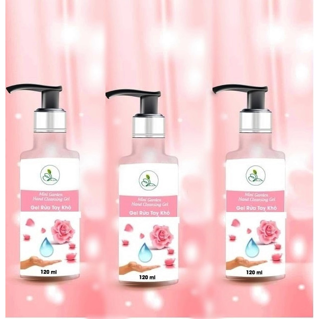 Combo 3 lọ Gel Rửa Tay Khô Sát Khuẩn Mini Garden