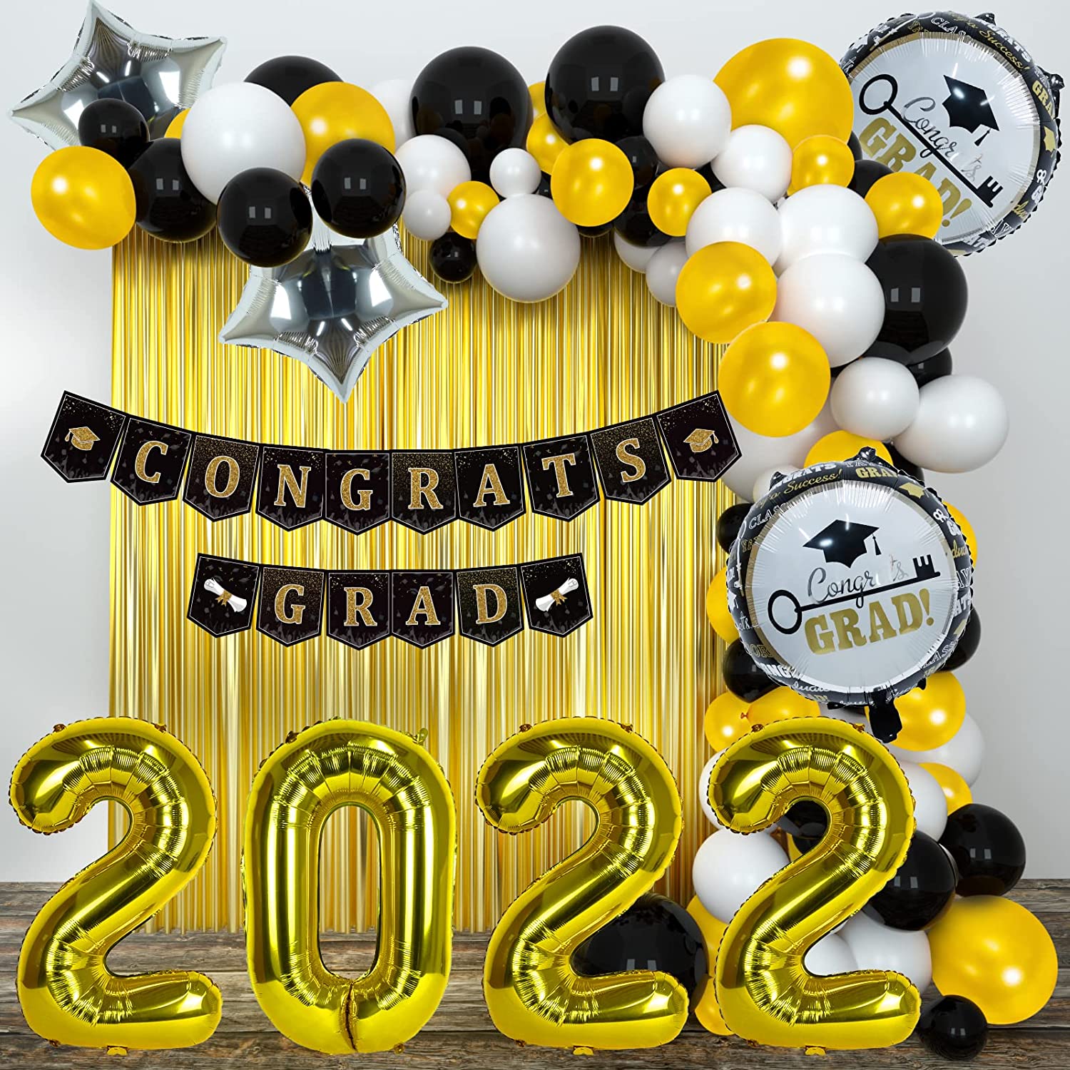 Bộ bong bóng trang trí lễ tốt nghiệp Graduation balloon set ltn23