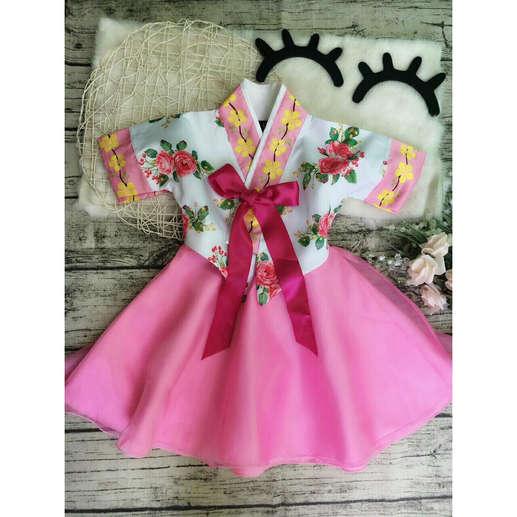 Sét BG Hanbok (Áo khoác phối đầm 2 dây)