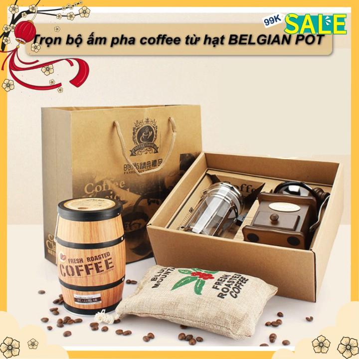 Bộ ấm pha coffee từ hạt BELGIAN POT