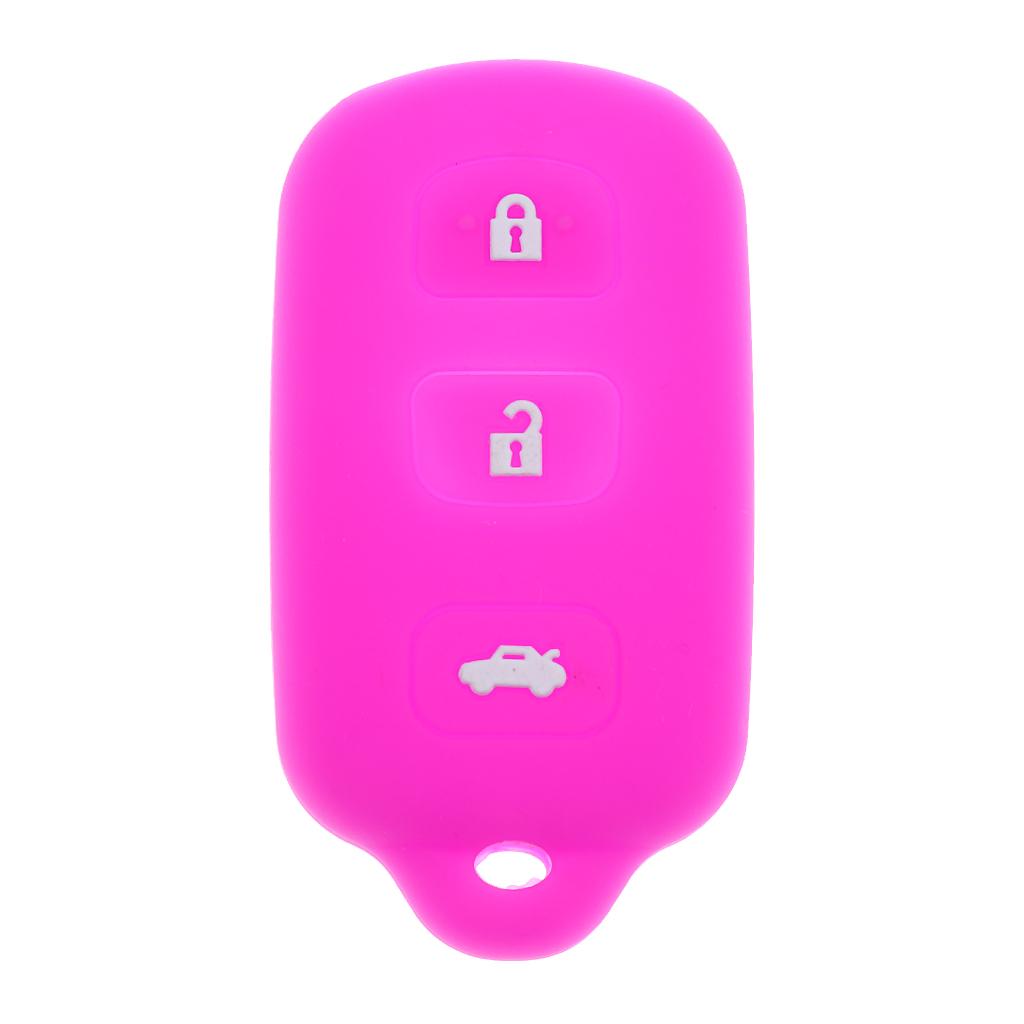 Car Key Silicone 3+1 Buttons Protective Case Cover For
