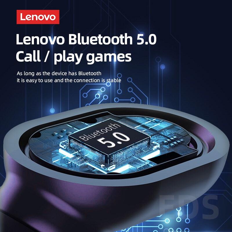 Tai nghe Lenovo pd1x bluetooth 5.0 giảm tiếng ồn tích hợp micro-Hàng chính hãng