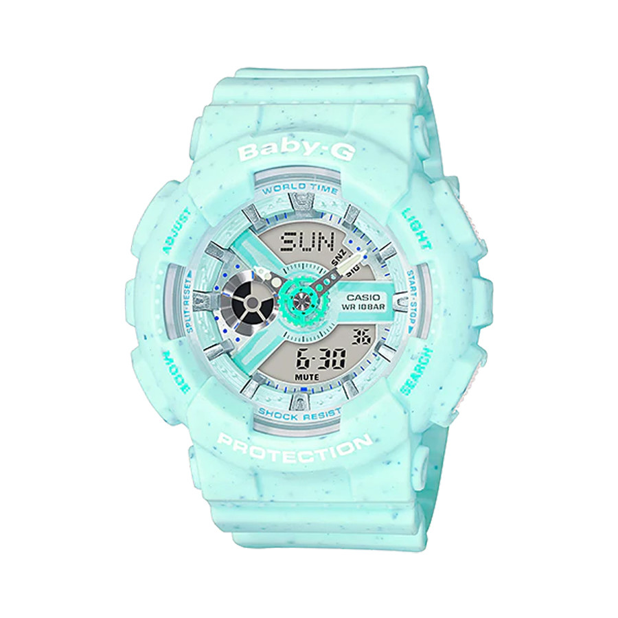 Đồng hồ nữ dây nhựa Casio Baby-G chính hãng BA-110PI-2ADR