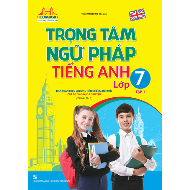 Hình ảnh The Langmaster - Trọng Tâm Ngữ Pháp Tiếng Anh Lớp 7 Tập 1 (Tái Bản)