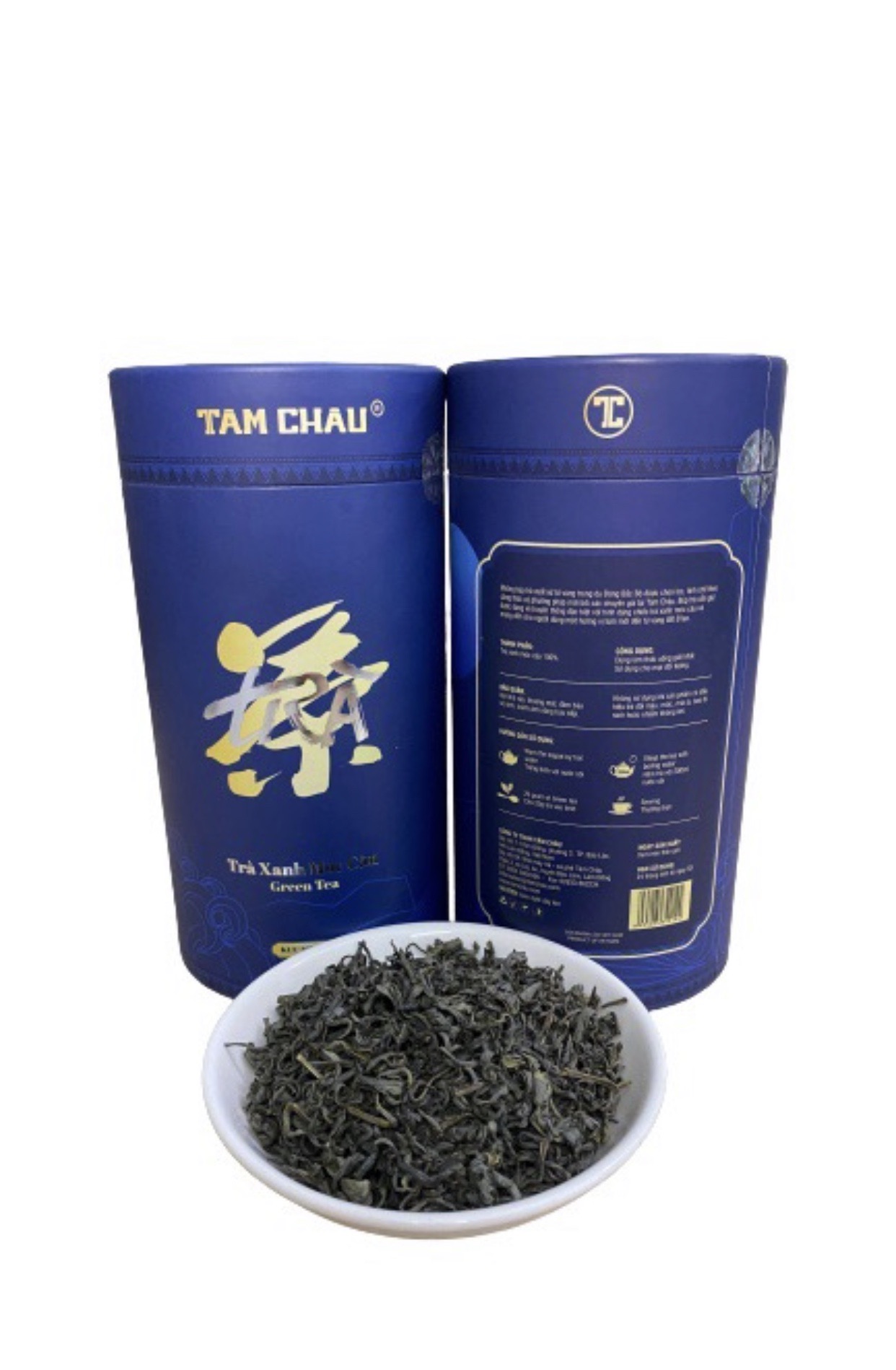 Trà xanh móc câu Tâm Châu lon giấy 100gr