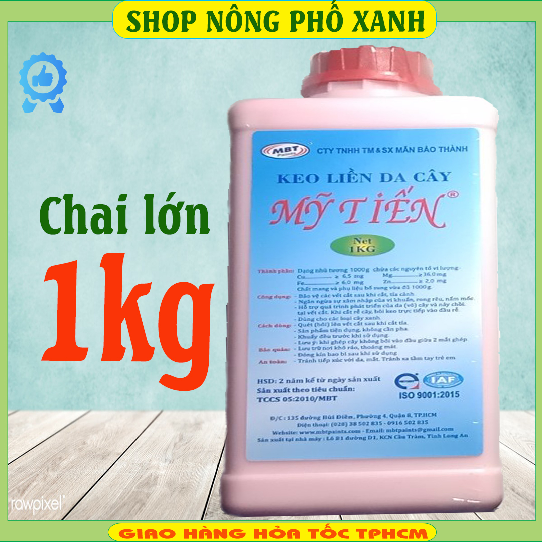 Keo liền sẹo cây, keo liền da cây Mỹ Tiến chai lớn 1kg