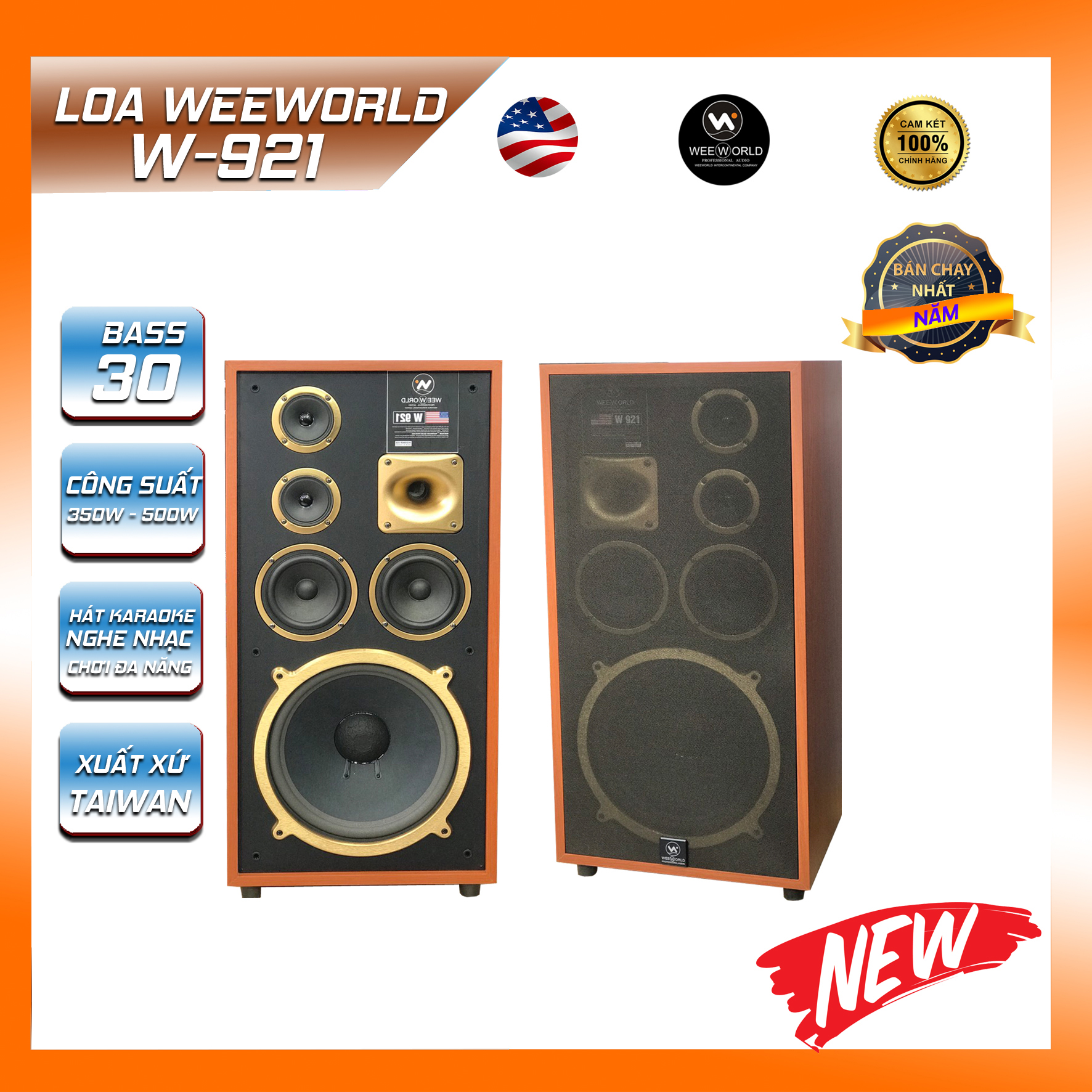 Loa Weeworld W921 Pro - Hàng chính hãng