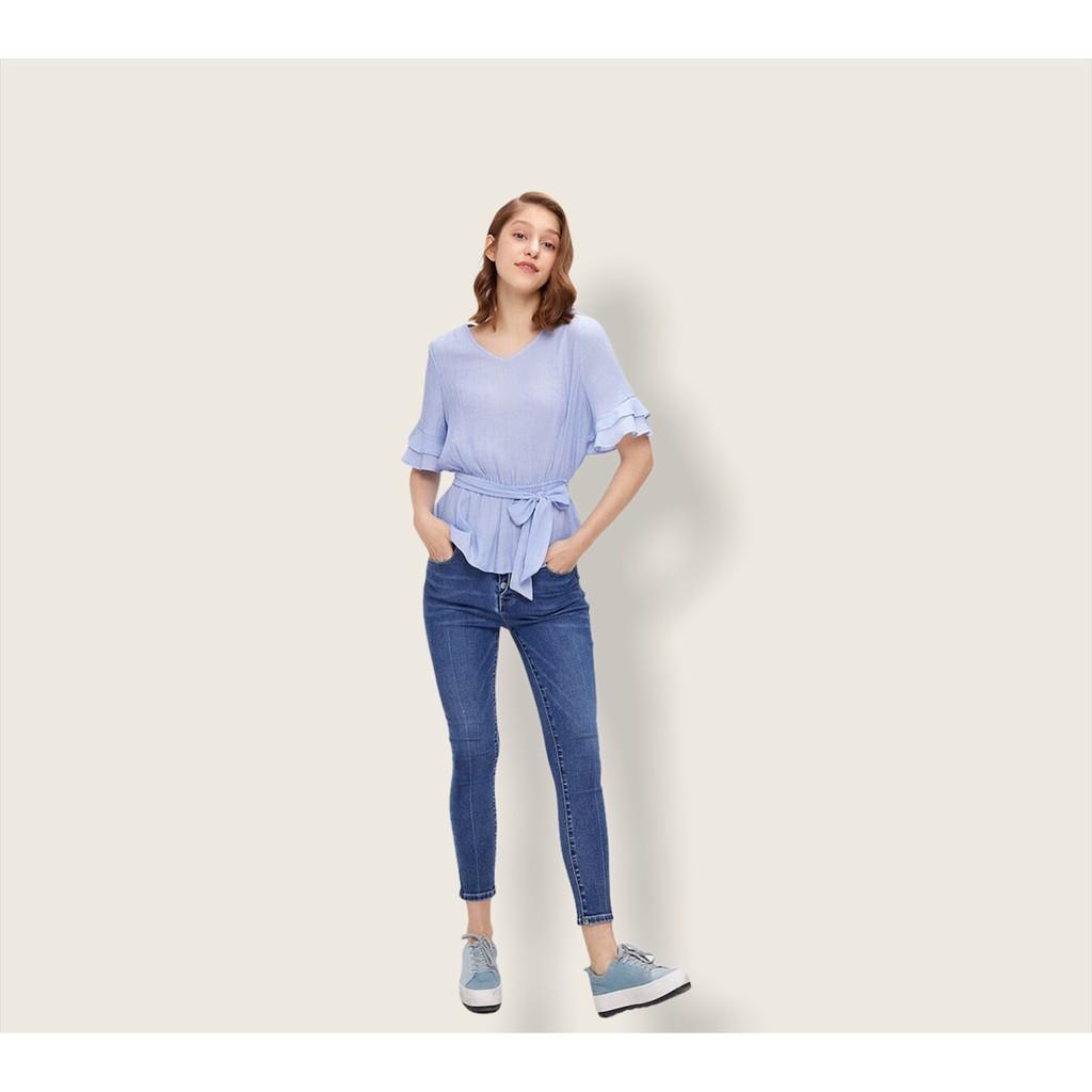 áo kiểu peplum tay bèo ( thời trang anitagreen) L07-621