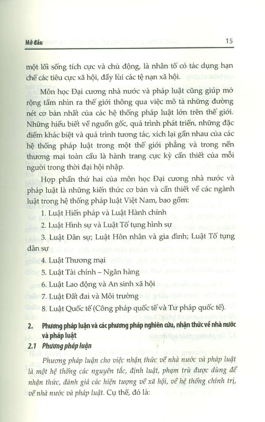 Sách - Giáo trình Đại cương về nhà nước và pháp luật (Tái bản lần thứ nhất)