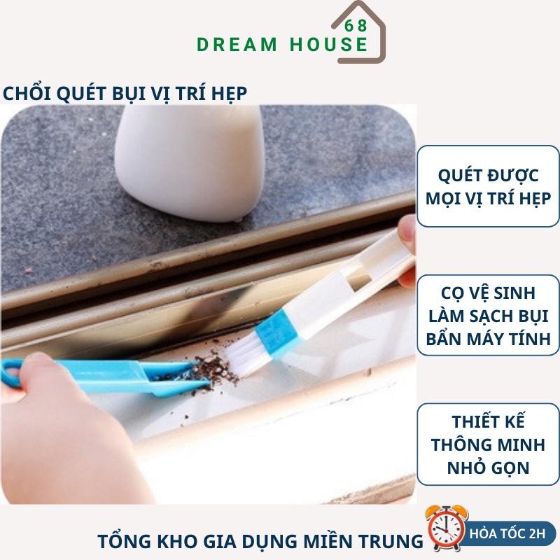 Chổi Quét Bụi Vị Trí Hẹp - Kèm Ki Xẻng Hốt Rác Mini - Cọ Mini Vệ Sinh Khe Cửa - Bàn Phím Máy Tính