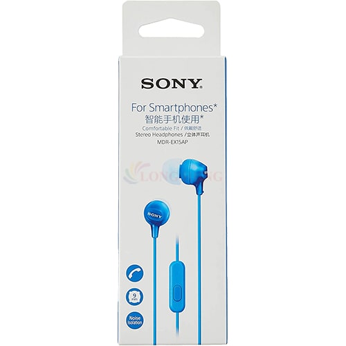 Tai nghe có dây Sony MDR-EX15AP - Hàng chính hãng