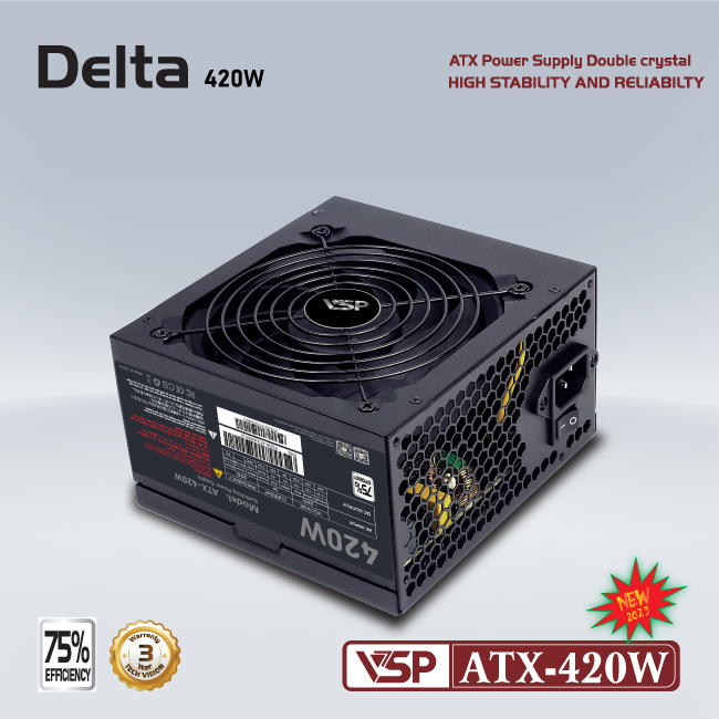 Nguồn VSP 420W ~ ATX-420W - Hàng chính hãng TECH VISION phân phối