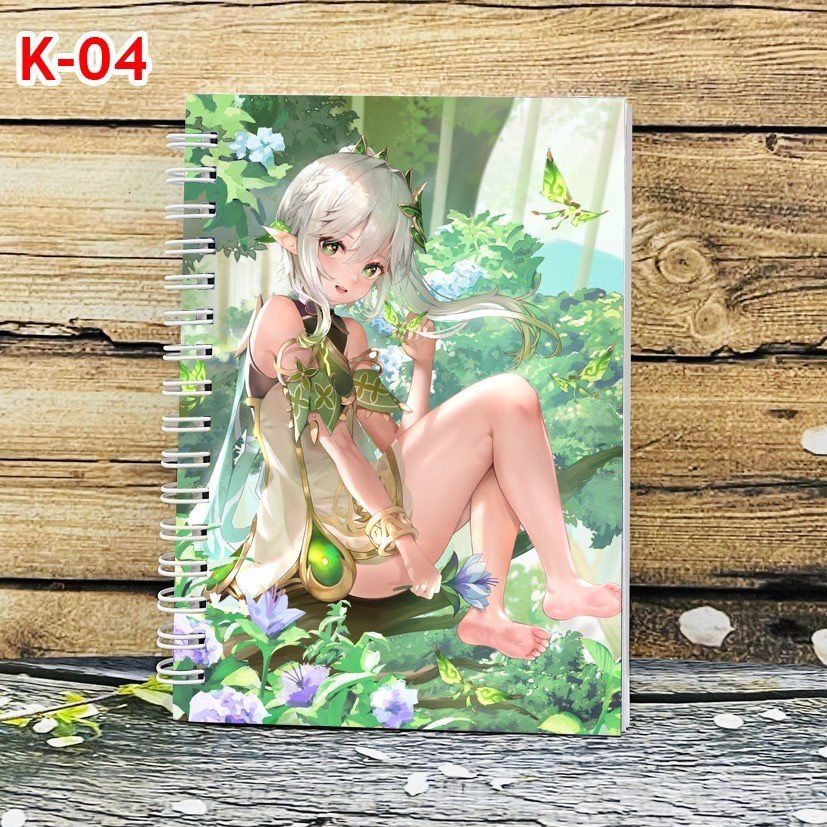 ￼Sổ viết Nahida genshin impact a6 200 trang / sổ tay hình nahida genshin impact