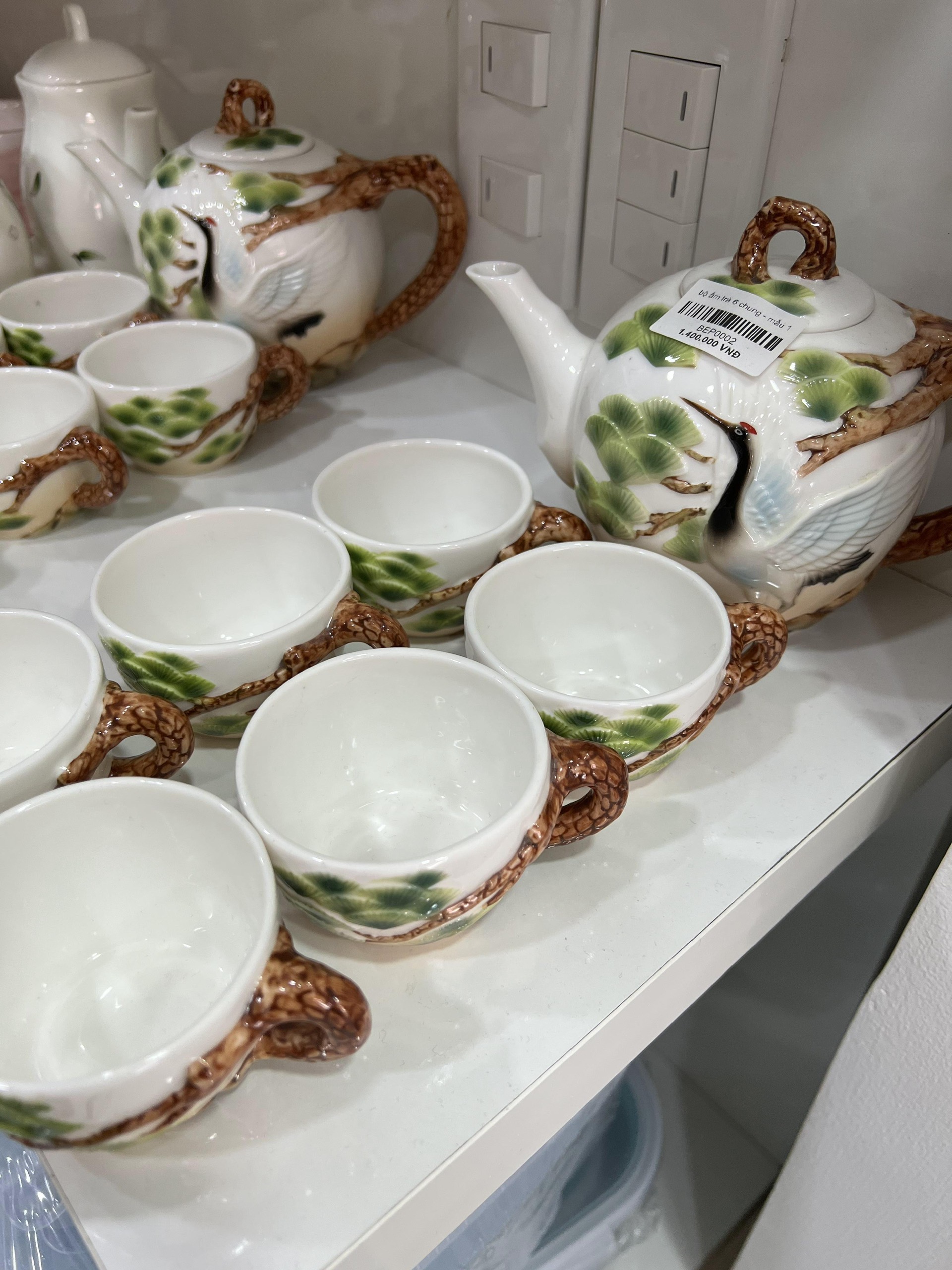 Bộ ấm chén trà 3d