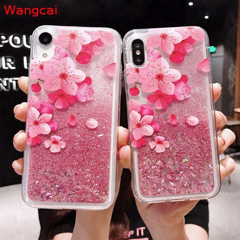 OPPO A94 A74 A55 A54 A35 Phone Case Quicksand Liquid Daisy Unicorn Flamingo Glitter Bling Cartoon Clear Transparent Casing Case Cover