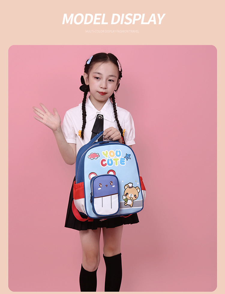 Ba lô học sinh cao cấp phong cách dễ thương - BEE GEE HS1227