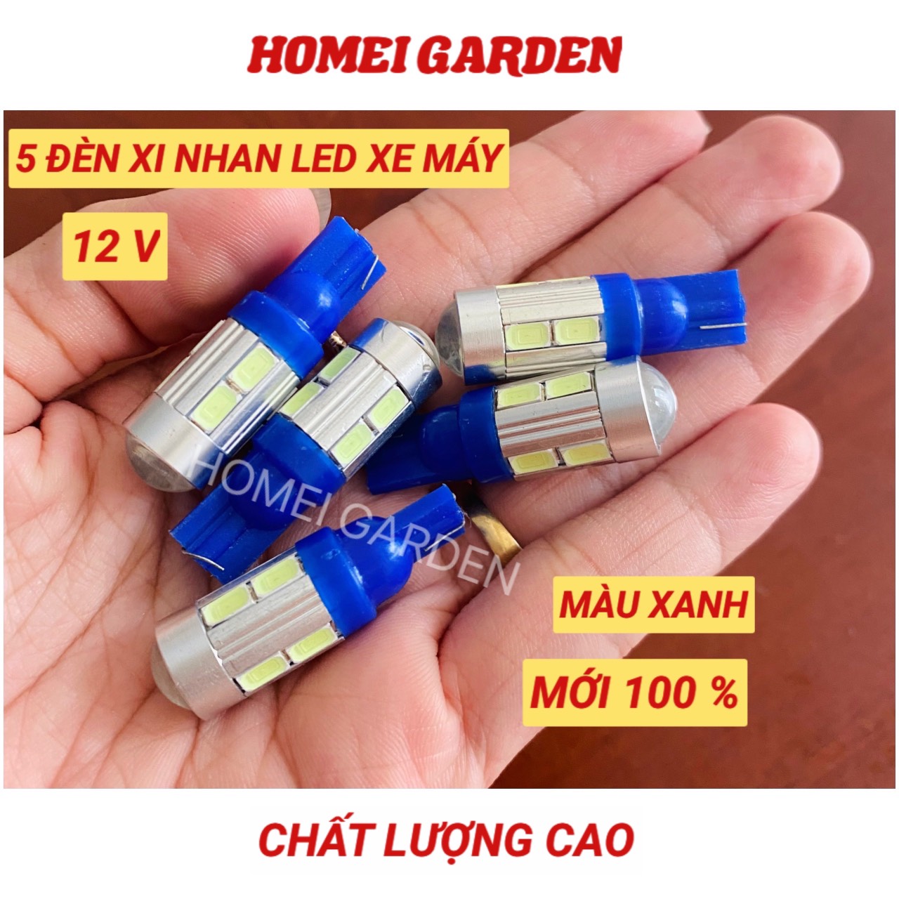 Đèn xi nhan LED xe máy 12V nhiều màu - HM0015