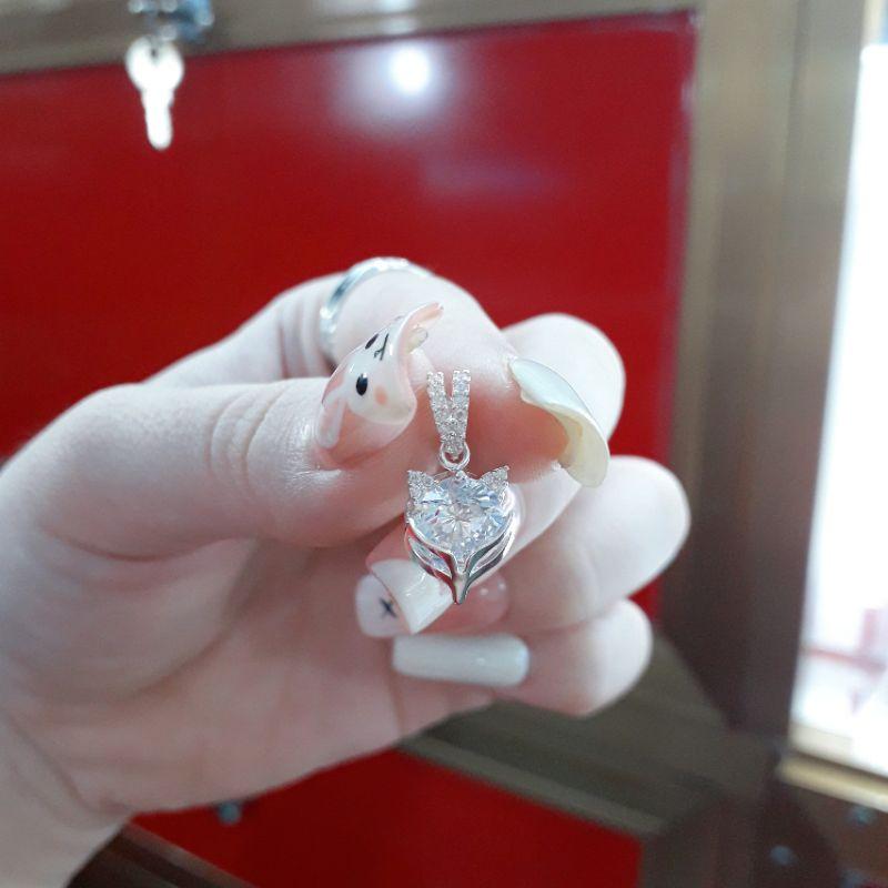 Mặt Dây Chuyền Bạc hồ ly Đính Đá  YN JEWELRY