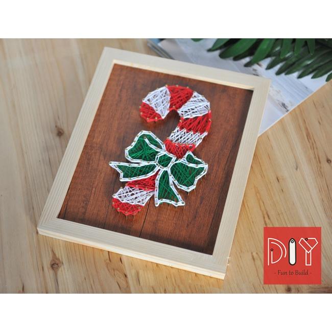 Tranh Chỉ Đinh Tranh Dây - Mẫu Noel Giáng Sinh