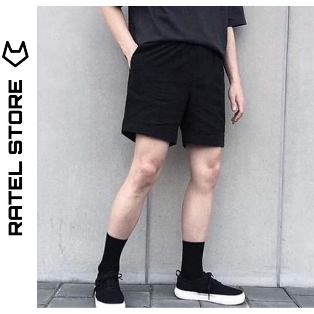 Quần Short Kaki Basic Trơn Unisex Năng Động Mát Mẻ