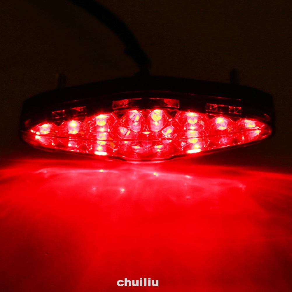 Đèn Led 15 Bóng Cảnh Báo An Toàn Gắn Đuôi Xe Mô Tô