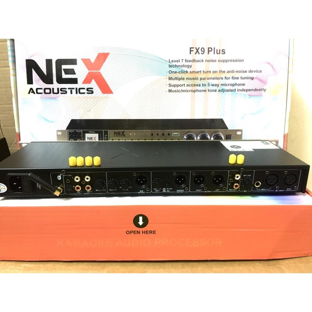 Vang Cơ FX9 PLus 2021 Có Chống Hú Tốt. Kết Nối Quang Học OPTICAL, BLUETOOTH, USB, AUX1,AUX2..
