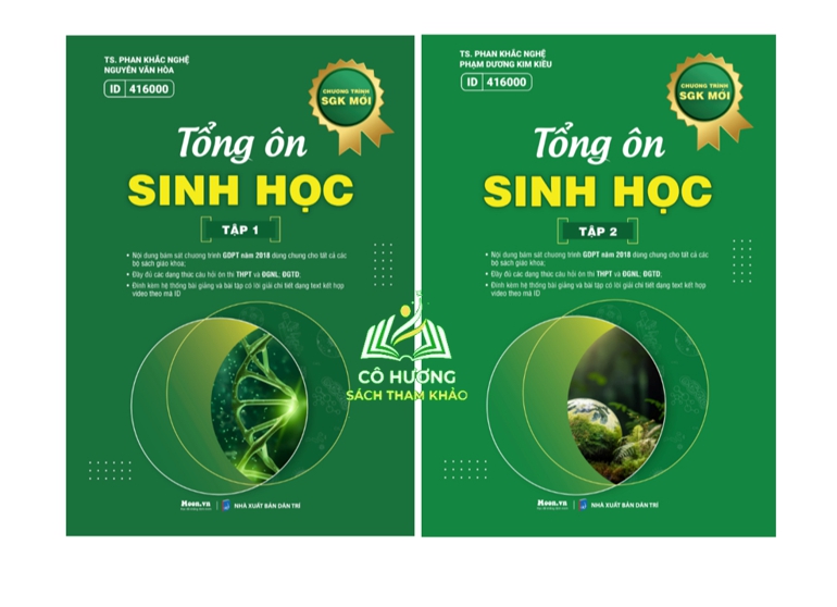 Sách - Combo 2 cuốn Tổng Ôn Sinh Học (Moon)