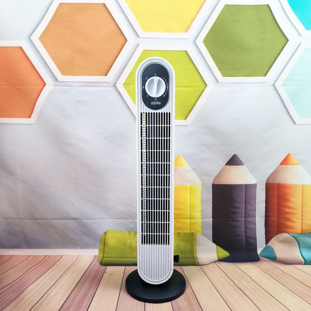 Quạt tháp không cánh đa năng cắm điện trực tiếp 3 cấp độ gió xoay 120 độ cho góc gió rộng êm ái, bảo hành 12 tháng