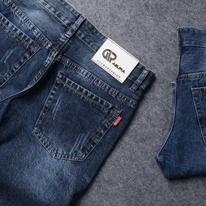 Quần short jean nam xanh đen Q413 Muidoi