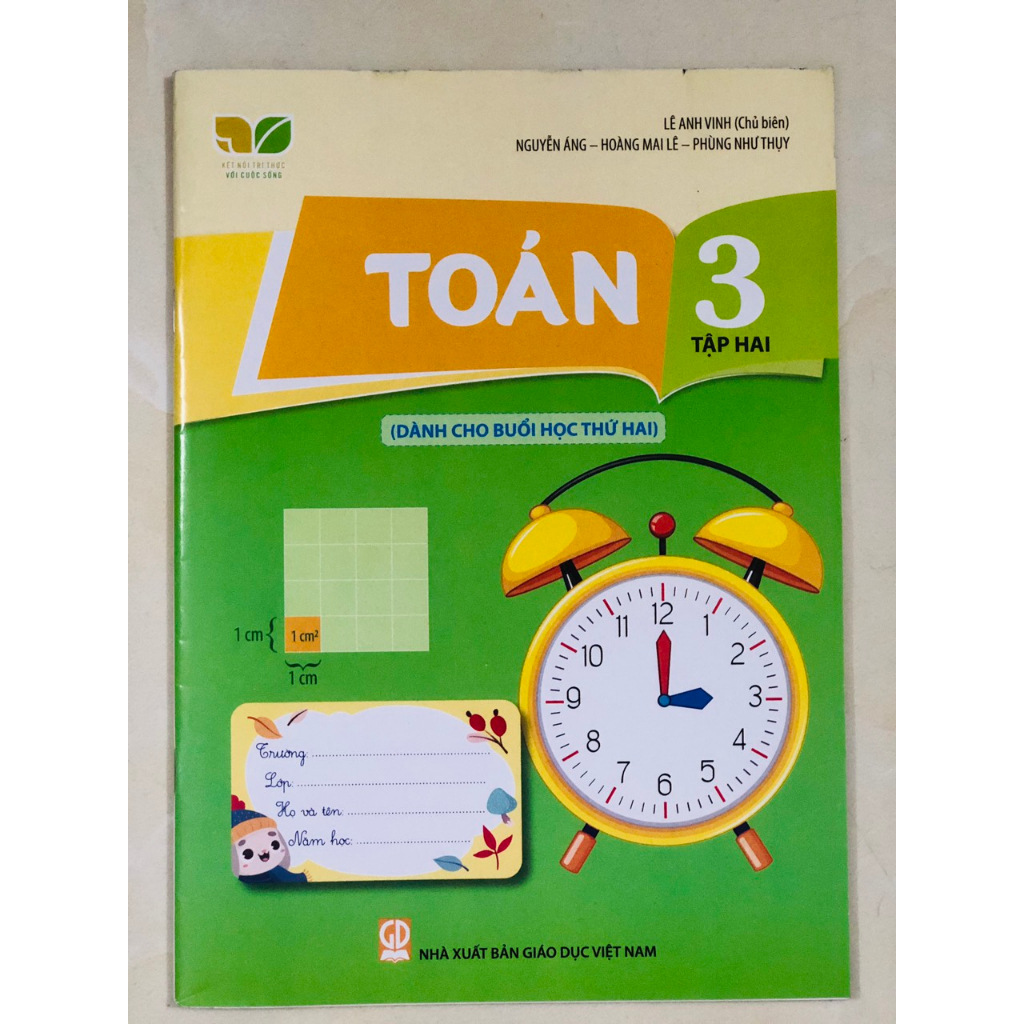 Sách - Toán 3 tập 2 dành cho buổi học thứ hai